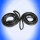 Rear Molded Door Seals.  For 4-door sedan. Each is 125-1/4" long. Pair R&L