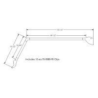 Dachrahmendichtung Chevelle Cutlass Lemans Grand Am 2 Türer Hardtop 72-77
