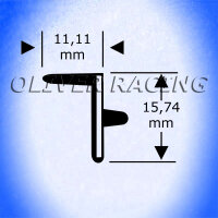 Schachtleisten 65 66 Buick LeSabre Cadillac DeVille Chevrolet Impala Oldsmobile