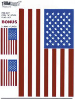 AUFKLEBER-USA FLAGGE