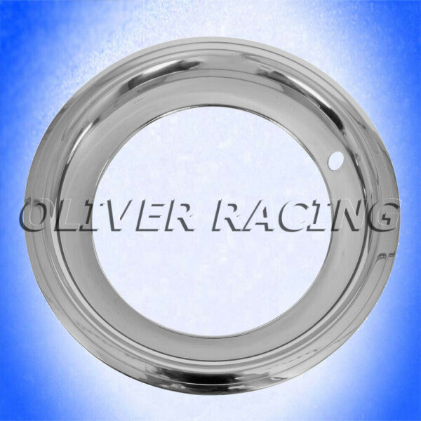 Chromring Felgenring Chrom Trim Ring 15" Durchmesser 3" Breite für 15 Zoll Felge
