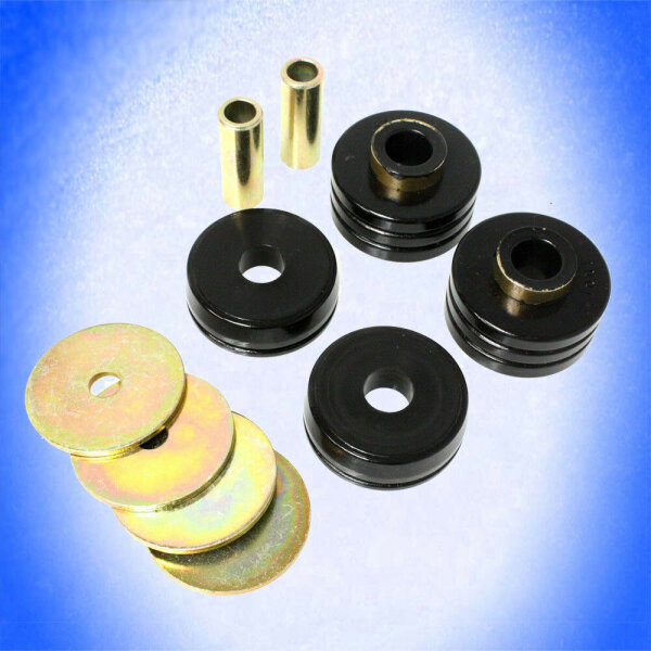 Karosserieauflagegummi (Paar)- Hoch 54mm SCHWARZ