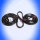 Türdichtungen vorne - Set für re + li Chevy 4DR Sedan 55-57