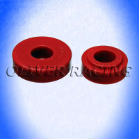 Differentialhaltegummis hinten rot Poly Corvette