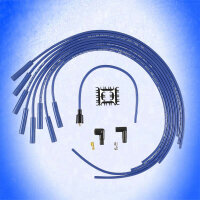 Zündkabel BLAU 8 mm Durchmesser Universal Spiralkern...