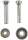 TÜRKNOPF chrom universal GM ab 1965 Chevrolet Buick Pontiac Oldsmobile GMC Paar