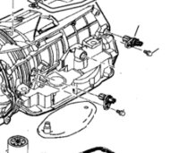 Geschwindigkeitssensor 45RFE 15 Ölwannenschrauben Dodge