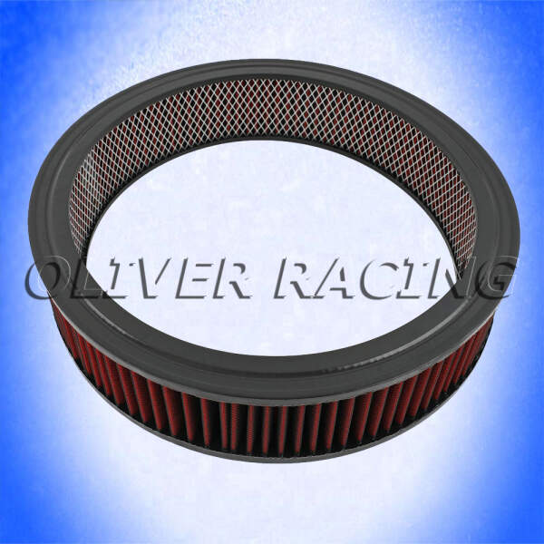 Luftfilter rund auswaschbar wie K&N 356 mm x76 mm Chrysler Plymouth GM Edelbrock