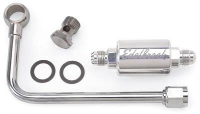 BENZINLEITUNG 1-FACH MIT FILTER EDELBROCK