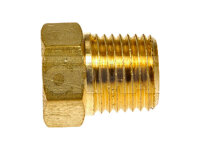 BLINDSTOPFEN VERSCHLUSSSTOPFEN MESSING 1/8"