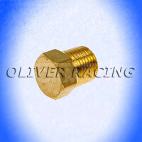 BLINDSTOPFEN VERSCHLUSSSTOPFEN MESSING 1/8"