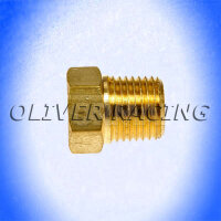 BLINDSTOPFEN VERSCHLUSSSTOPFEN MESSING 1/8"