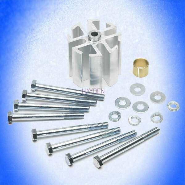 LÜFTERDISTANZSTÜCK 2-1/4" 57,15 mm Aluminium Adapter für Zubehör-Kühlerventilatoren