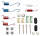 FEDERNSATZ TROMMELBREMSE Pins Klammern Federn Hinterachse
