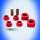 STABILISATORGUMMIS-SET 32 mm rot