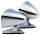 SPORTSPIEGEL  CHROM Paar Universal Kunstoff 149 x 95 mm Hochglanz Rechteckig