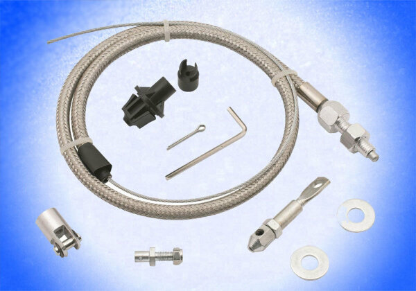 GASZUG UNIVERSAL ab Baujahr 1968 Edelstahl 91,4 cm 36" mit diversen Adaptern