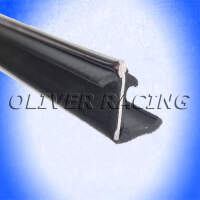 Fensterschachtleiste mit Gummikante 2 x 1,20 m