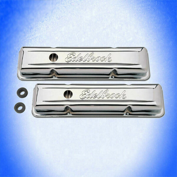 VENTILDECKEL-CHROM Edelbrock Stock Hight