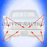 Zierleiste Kühlergrill unten Chevrolet GMC Blazer...