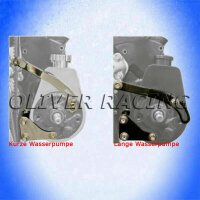 SERVOLENKUNGSPUMPENHALTER Chevy SB Chrom