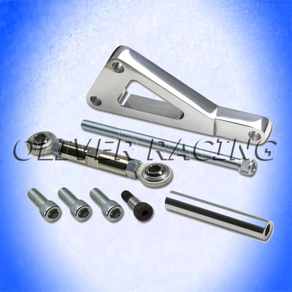 Lichtmaschinenhalter Chevy Small Block lange Wasserpumpe chrom Chevrolet 4.3 5.7