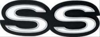 Emblem "SS" Kühlergrill Camaro67-68 Nova68-69