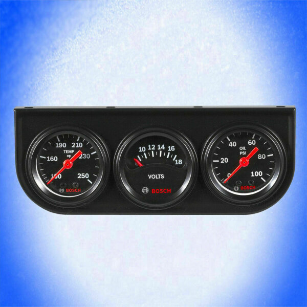 ZUSATZINSTRUMENT US-Car Chevrolet Pontiac Oldsmobile GM Öldruck/Volt/Temperatur
