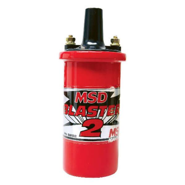 ZÜNDSPULE MSD BLASTER 2 ROT ohne Widerstand 12 Volt 45.000 V