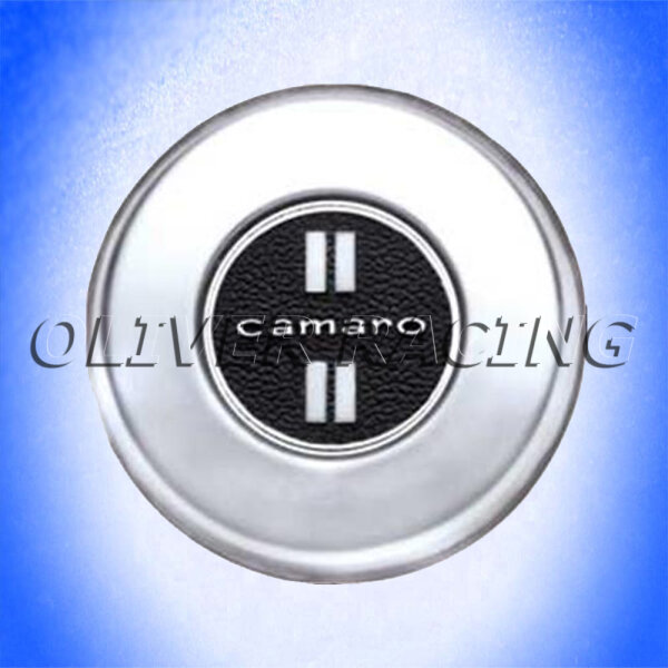 Hupenknopf Hupe DELUXE Chevrolet Camaro 68 1968 Aluminium Logo Schriftzug