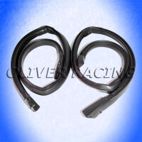 Molded Roof Rail Seals, for 2-Door Hardtop.  Pair R&L