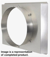 Einstellbare Aluminium Lüfterverkleidung Kühlerzarge Universal Windleittunnel