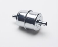 BENZINFILTER CHROM BENZIN universal 10 mm Benzinleitung US-Cars CHROMFILTER