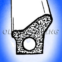 Dichtung Tür seitlich - je Meter GM55-56