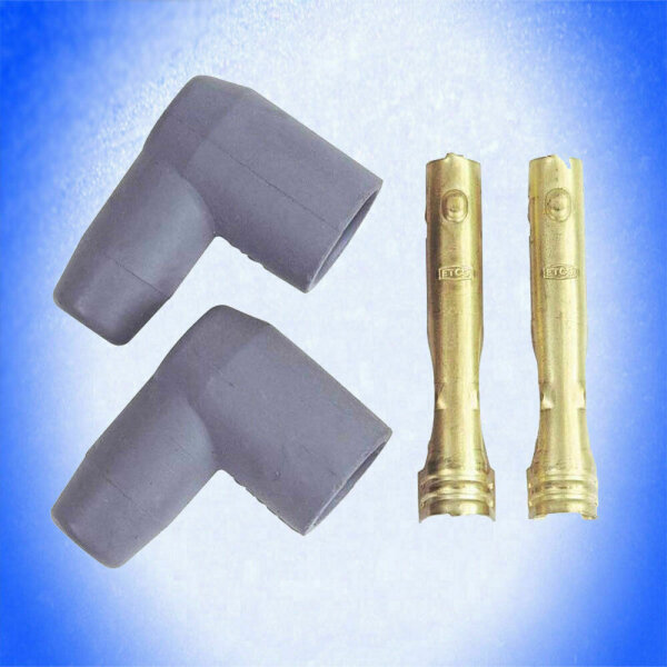 KERZEN-ZÜNDSPULE-VERTEILER-STECKER 90°-PAAR