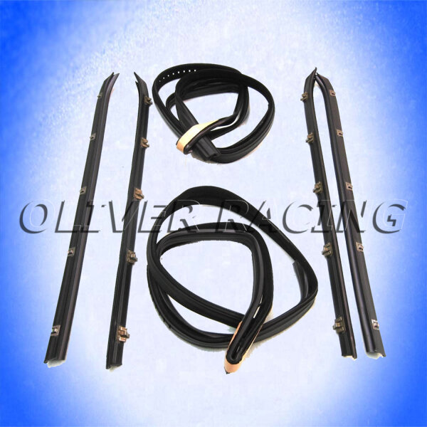 Schachtleisten Fensterdichtung set GMC Chevrolet Pickup 73-80