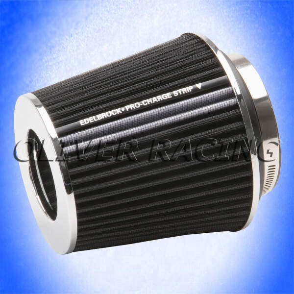 EDELBROCK Luftfilter Pro-Flo schwarz konisch auswaschbar Baumwolle 170 mm Länge