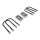 Blattfederaufnahme Tieferlegung Ford Mustang 64-66 1" 25 mm Mercury Cougar
