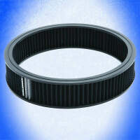 EDELBROCK Luftfilter SCHWARZ Filter 14" x3"...