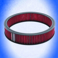 Filterelement Edelbrock 14" rot High Flow
