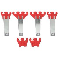 Zündkabel Halter ROT Chevy SB