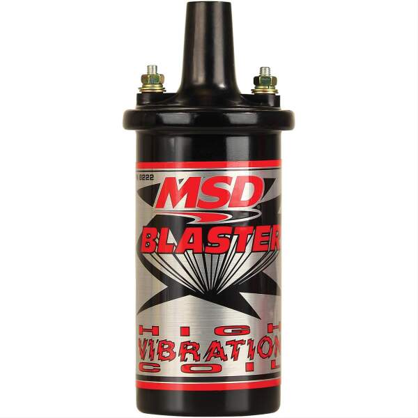 ZÜNDSPULE BLASTER SCHWARZ 12V ohne Vorwiderstand MSD Blaster High-Vibration 12 Volt 45.000 V Ignition Coils