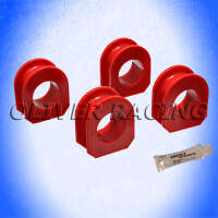 STABILISATORGUMMI Set HA Chevrolet P30 P35 Truck Wohnmobil P3500 1966-1999 rot