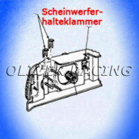 Halterungen für Scheinwerfergehäuse