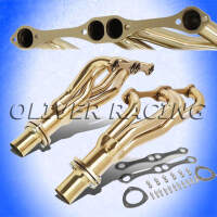 Fächerkrümmer  GOLD Chevy Small Block V8 265...