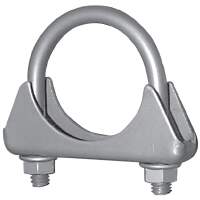 Auspuffschelle 3"= 76 mm U-Bolzen-Schelle  mit...