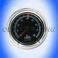 Drehzahlmesser 63,50mm 2-1/2"ProTach black/Chrome