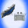 Bowtie Grill Emblem Blau/Schwarz/Chrom Chevelle 69