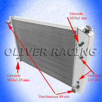 KÜHLER 2reihig Chevy PU 73-87 Aluminium C10 Blazer...