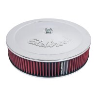 Luftfilter mit Gehäuse Edelbrock 14" 355  x 76...